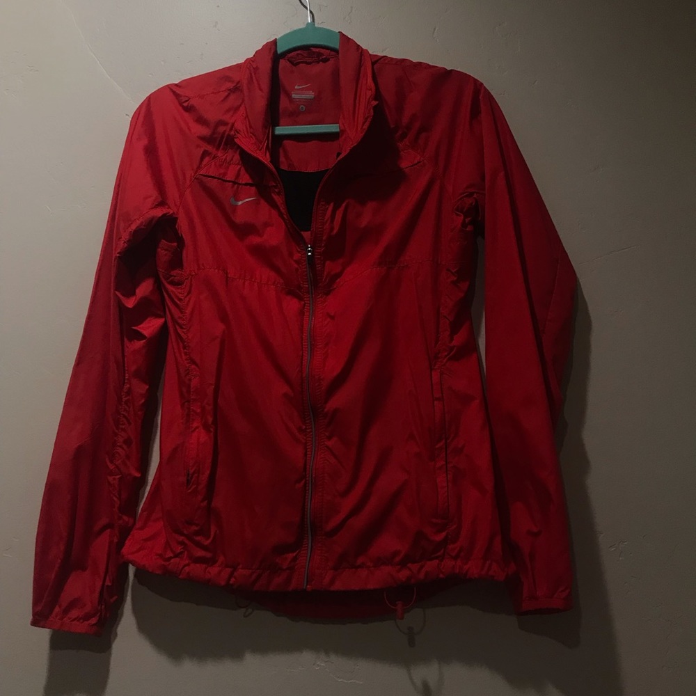 Red Nike Windbreaker